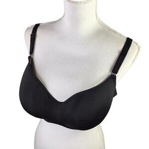 Torrid Curve Bra Full Coverage Balconette Plus Size 46B Black Underwire Curves